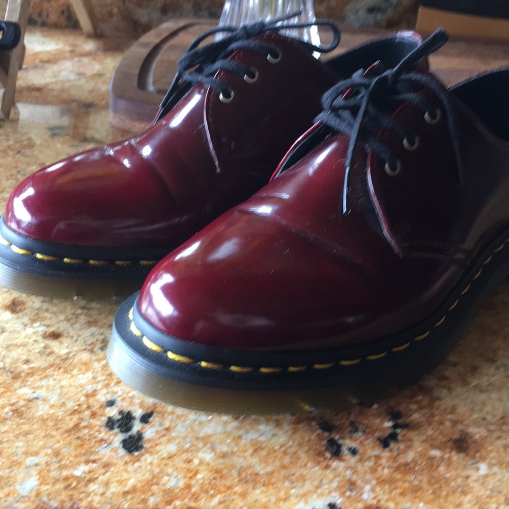 Vegan Dr. Martens 1461 Worn Once Oxford - Picture 4 of 5